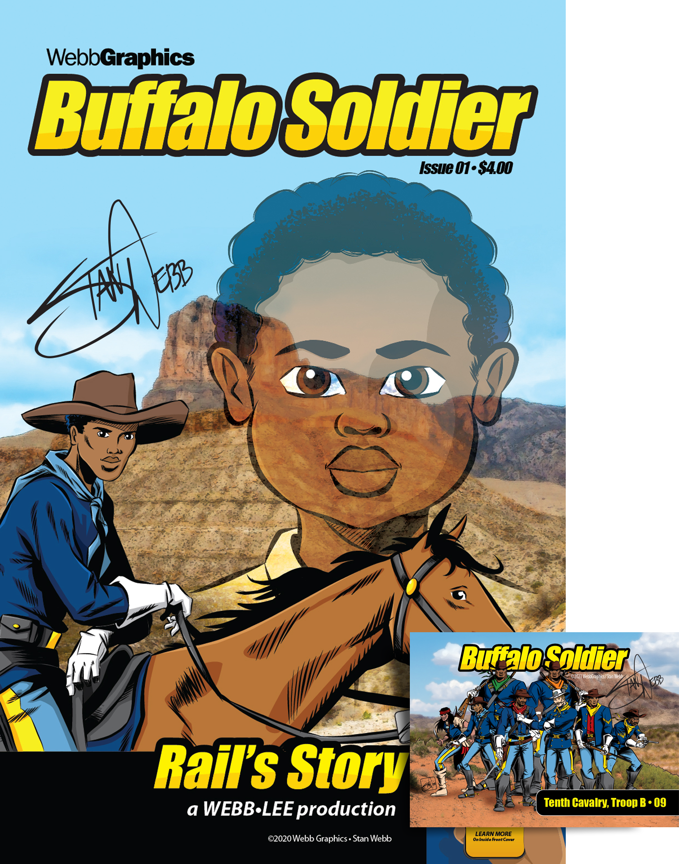 Buffalo Soldier Comicbook #1 Signed Edition